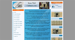 Desktop Screenshot of kneewallcabinets.com